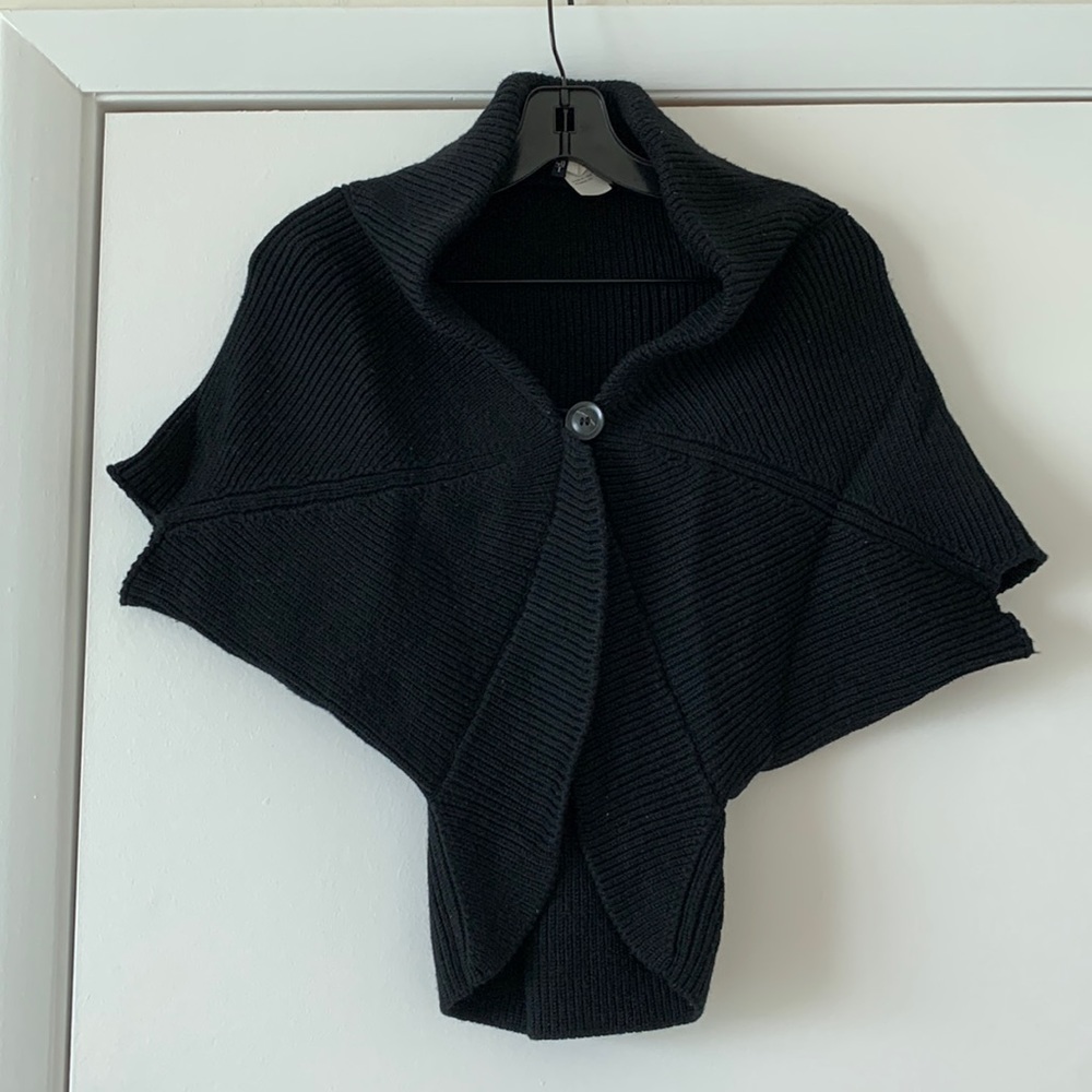 Les Copains black cropped sweater size medium - Picture 1 of 10